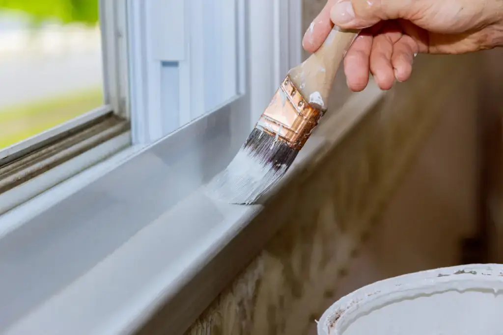 How to paint metal window frames