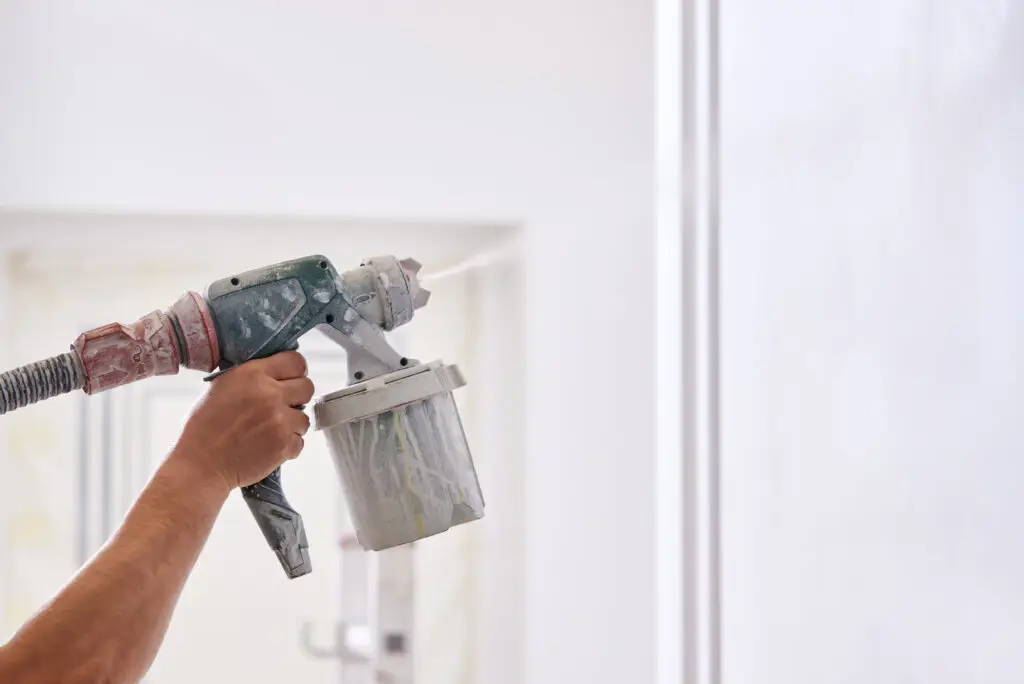 How to Spray Paint Interior Walls and Ceilings